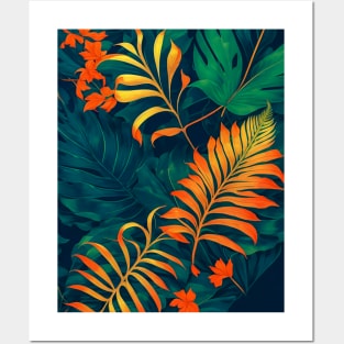 Tropical Leaves Posters and Art